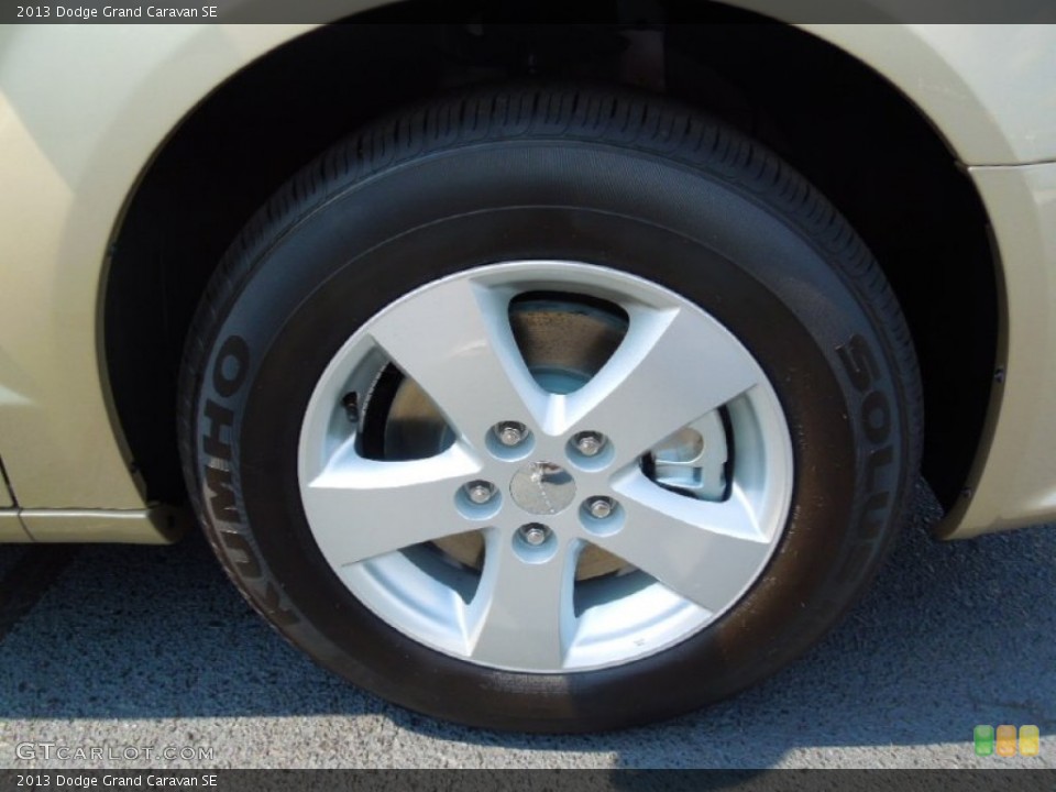 2013 Dodge Grand Caravan SE Wheel and Tire Photo #71378638