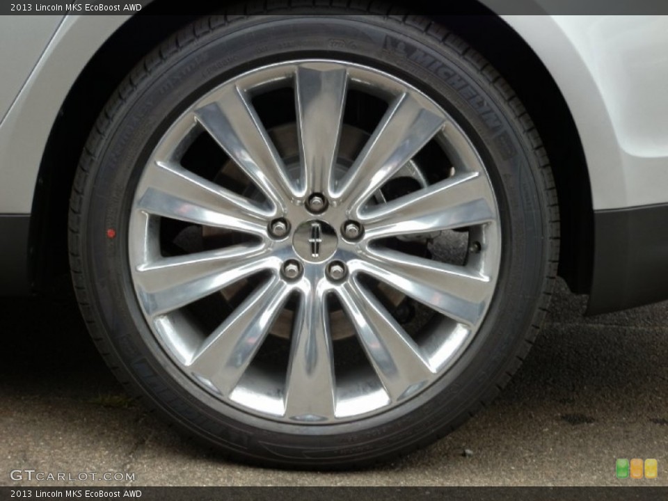 2013 Lincoln MKS EcoBoost AWD Wheel and Tire Photo #71379460