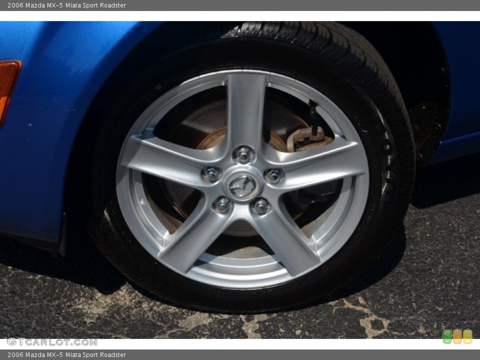 2006 Mazda MX-5 Miata Sport Roadster Wheel and Tire Photo #71382673
