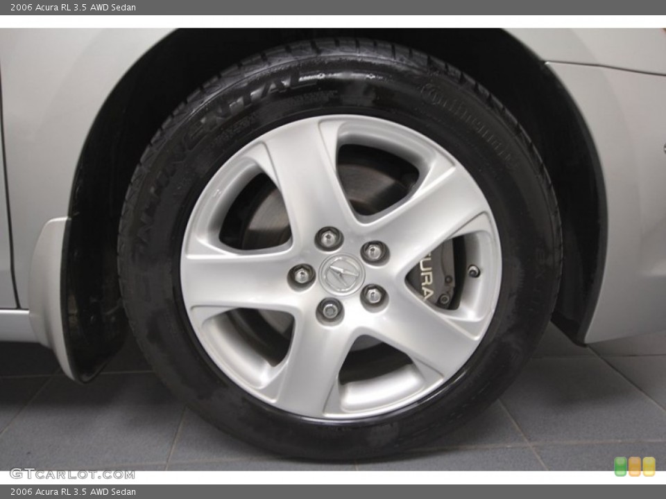 2006 Acura RL 3.5 AWD Sedan Wheel and Tire Photo #71387920