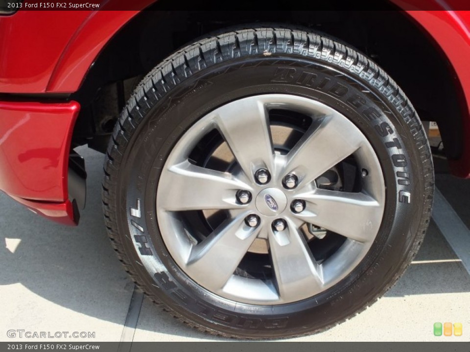 2013 Ford F150 FX2 SuperCrew Wheel and Tire Photo #71389396
