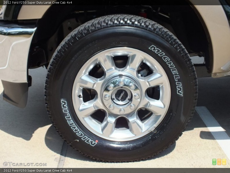 2012 Ford F250 Super Duty Lariat Crew Cab 4x4 Wheel and Tire Photo #71389654