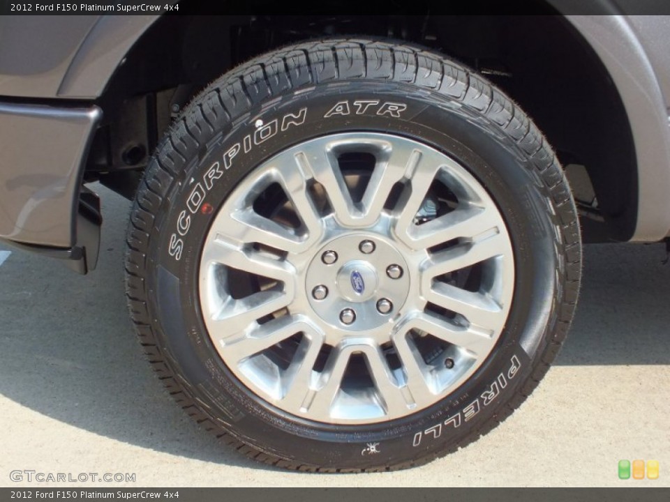 2012 Ford F150 Platinum SuperCrew 4x4 Wheel and Tire Photo #71389942