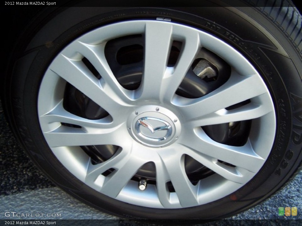 2012 Mazda MAZDA2 Sport Wheel and Tire Photo #71394211