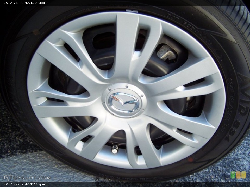 2012 Mazda MAZDA2 Sport Wheel and Tire Photo #71394220