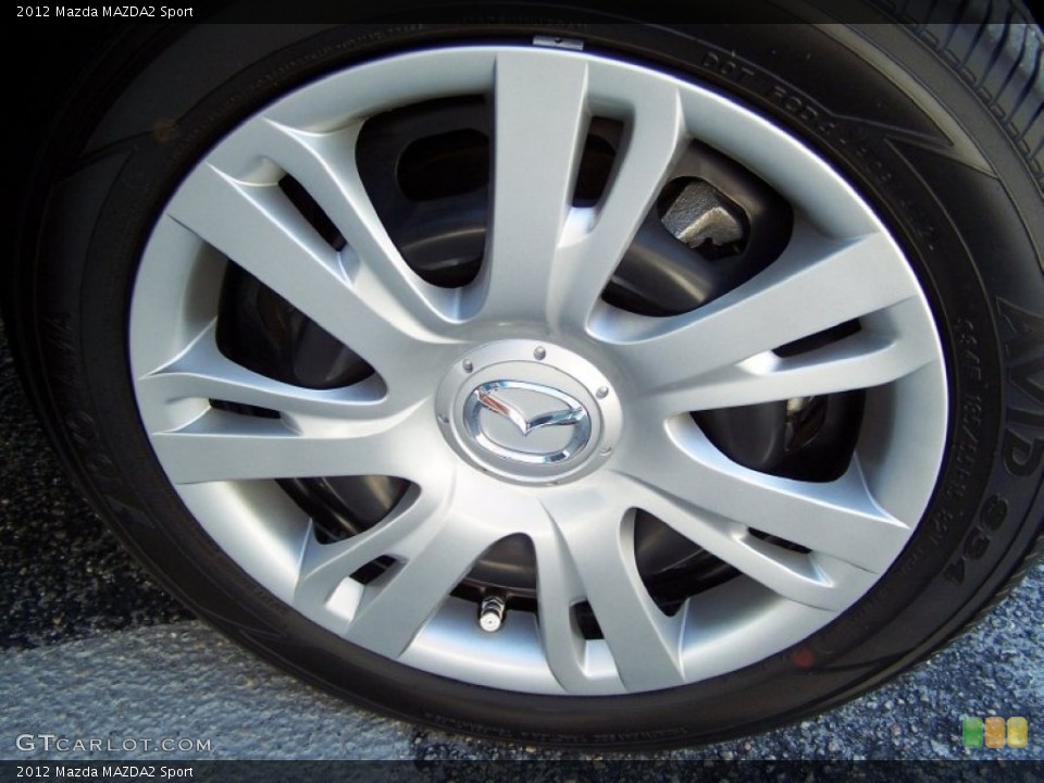 2012 Mazda MAZDA2 Sport Wheel and Tire Photo #71394229