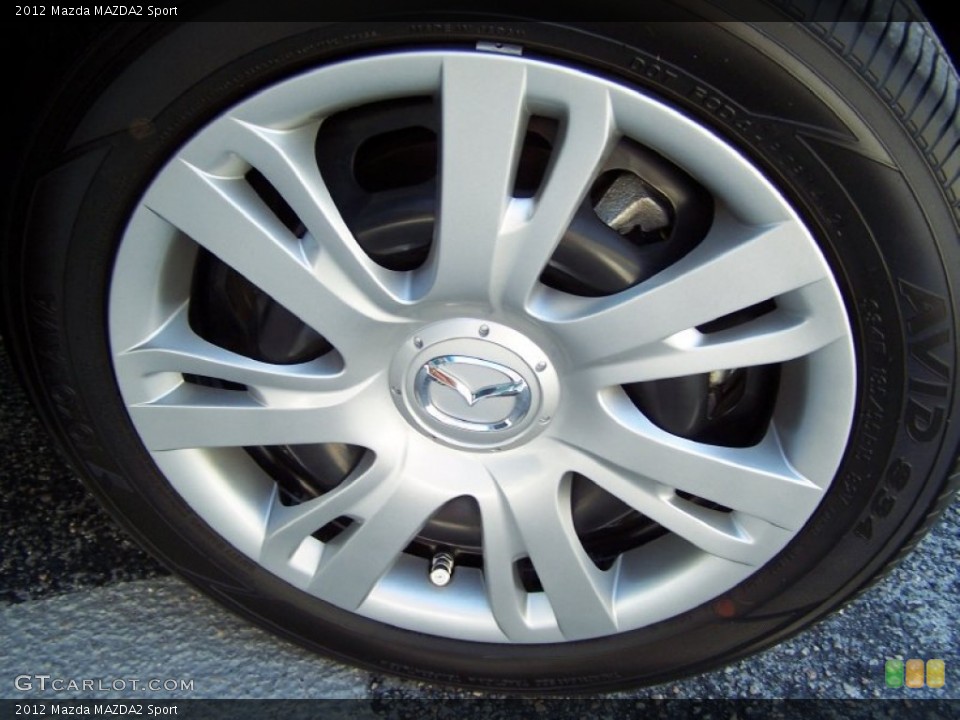 2012 Mazda MAZDA2 Sport Wheel and Tire Photo #71394238
