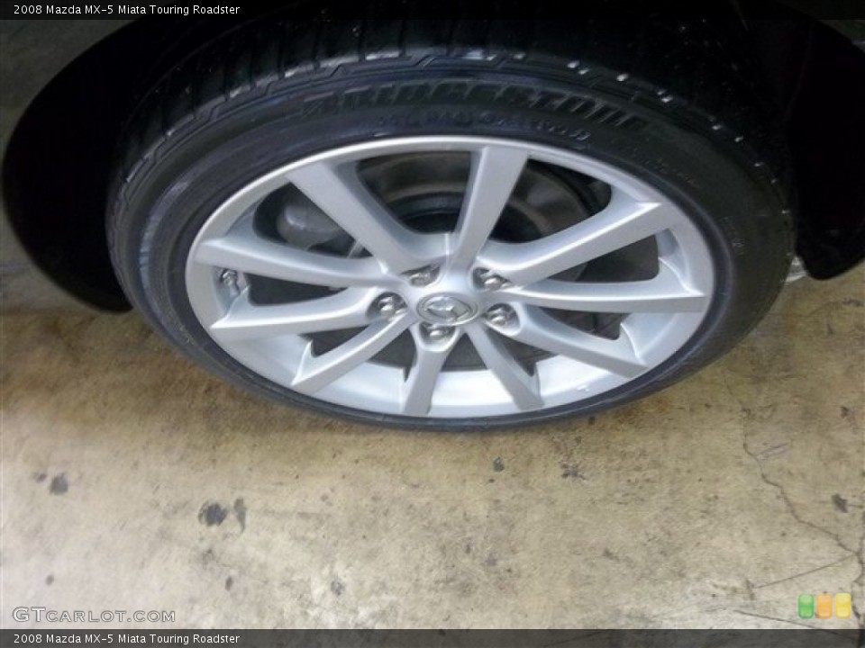 2008 Mazda MX-5 Miata Touring Roadster Wheel and Tire Photo #71396847