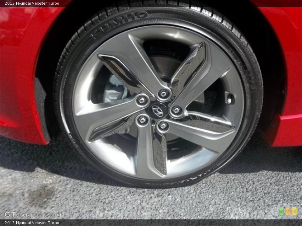 2013 Hyundai Veloster Turbo Wheel and Tire Photo #71398729