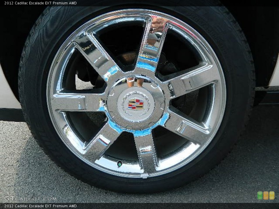 2012 Cadillac Escalade EXT Premium AWD Wheel and Tire Photo #71399368