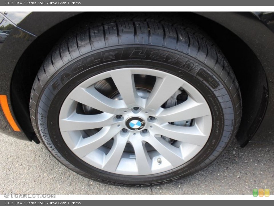 2012 BMW 5 Series 550i xDrive Gran Turismo Wheel and Tire Photo #71399755