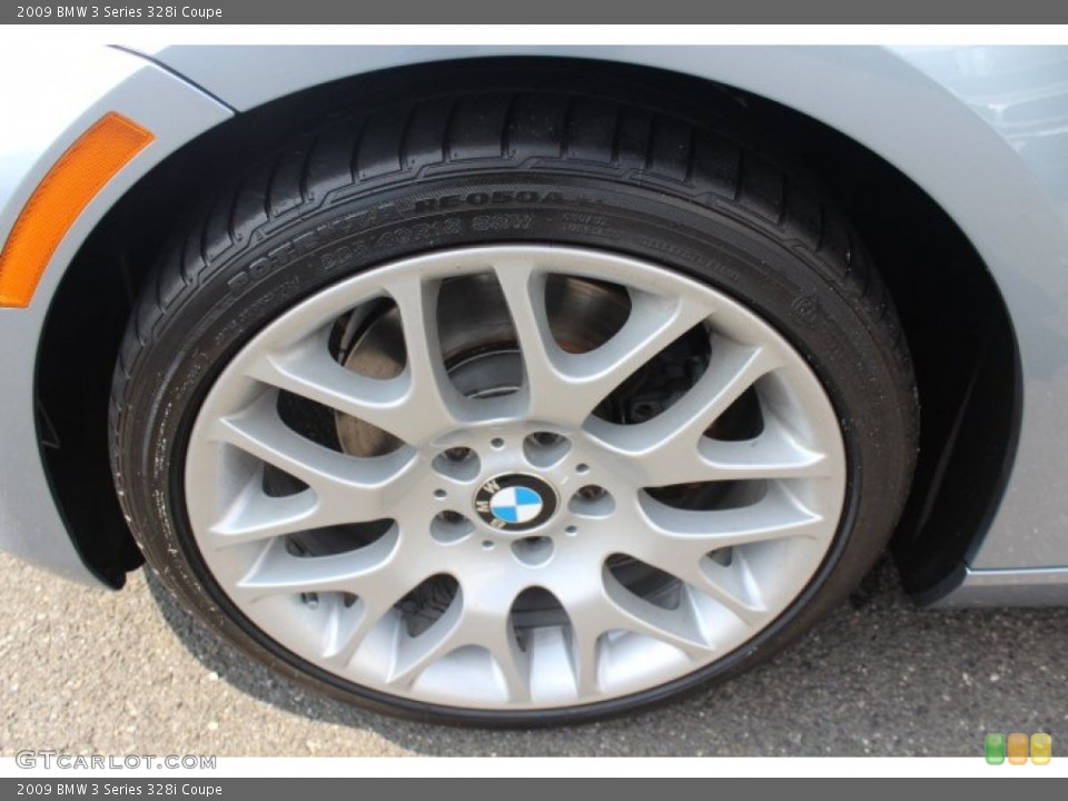 2009 BMW 3 Series 328i Coupe Wheel and Tire Photo #71400943