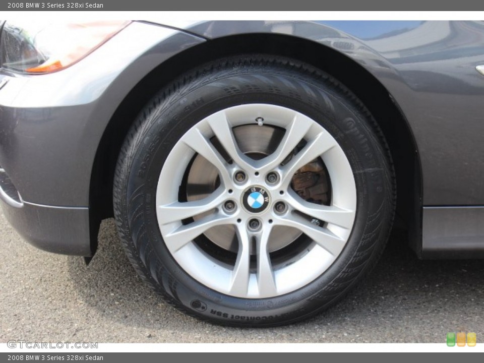 2008 BMW 3 Series 328xi Sedan Wheel and Tire Photo #71401486