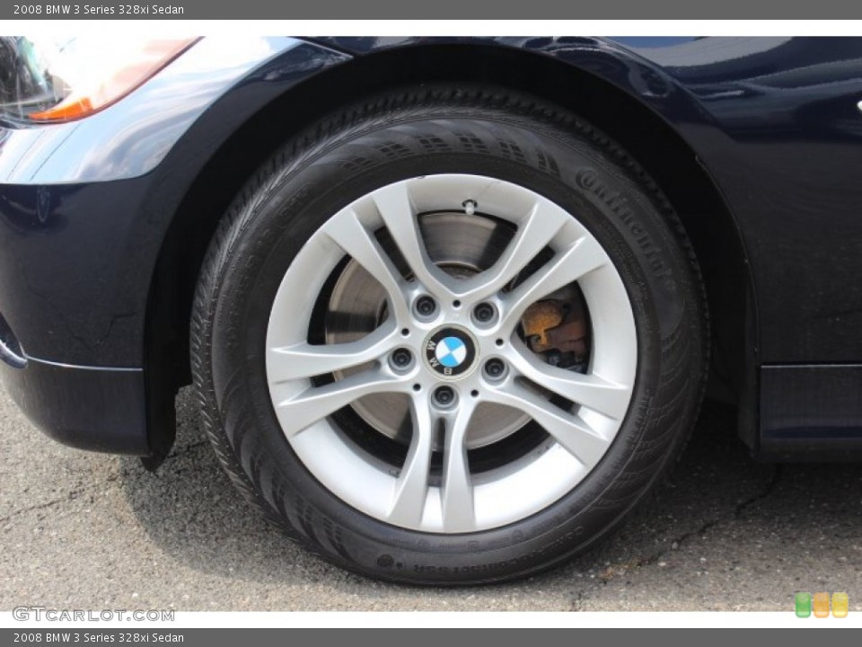 2008 BMW 3 Series 328xi Sedan Wheel and Tire Photo #71402071