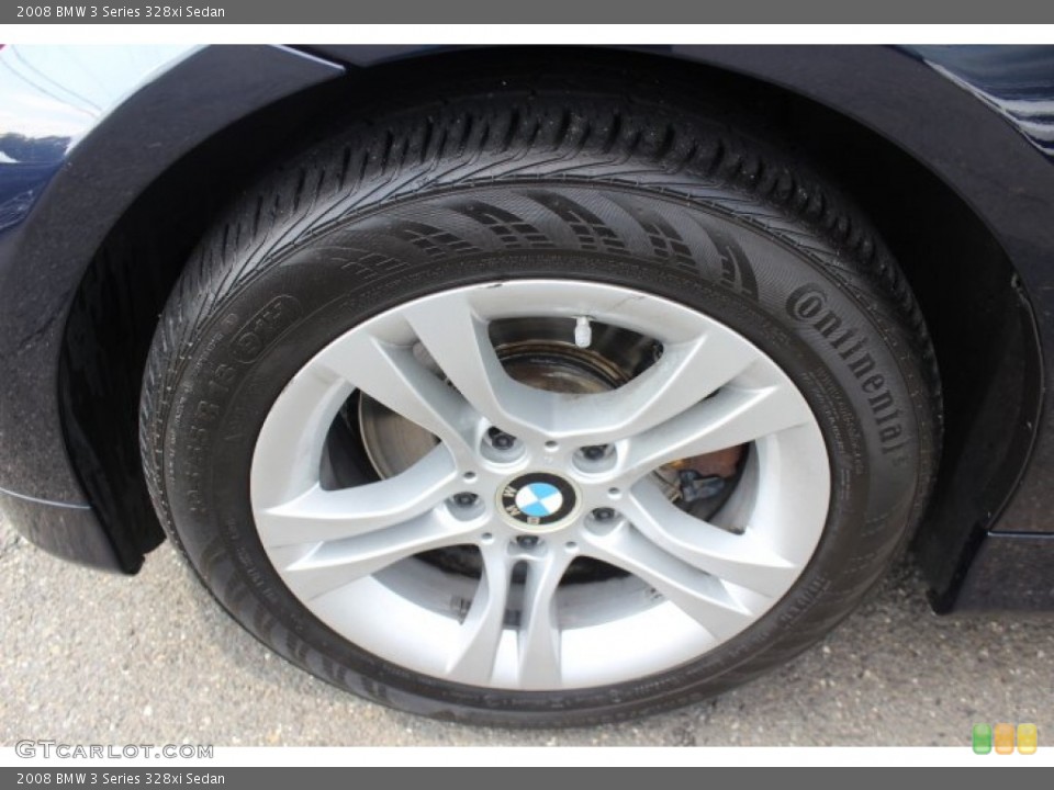 2008 BMW 3 Series 328xi Sedan Wheel and Tire Photo #71402079