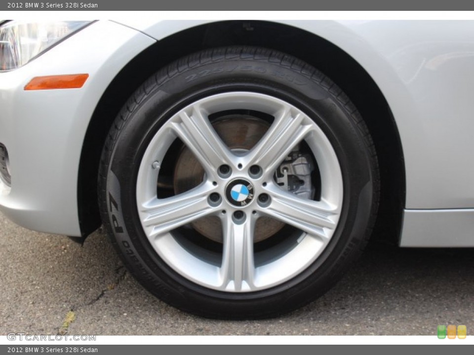 2012 BMW 3 Series 328i Sedan Wheel and Tire Photo #71402367