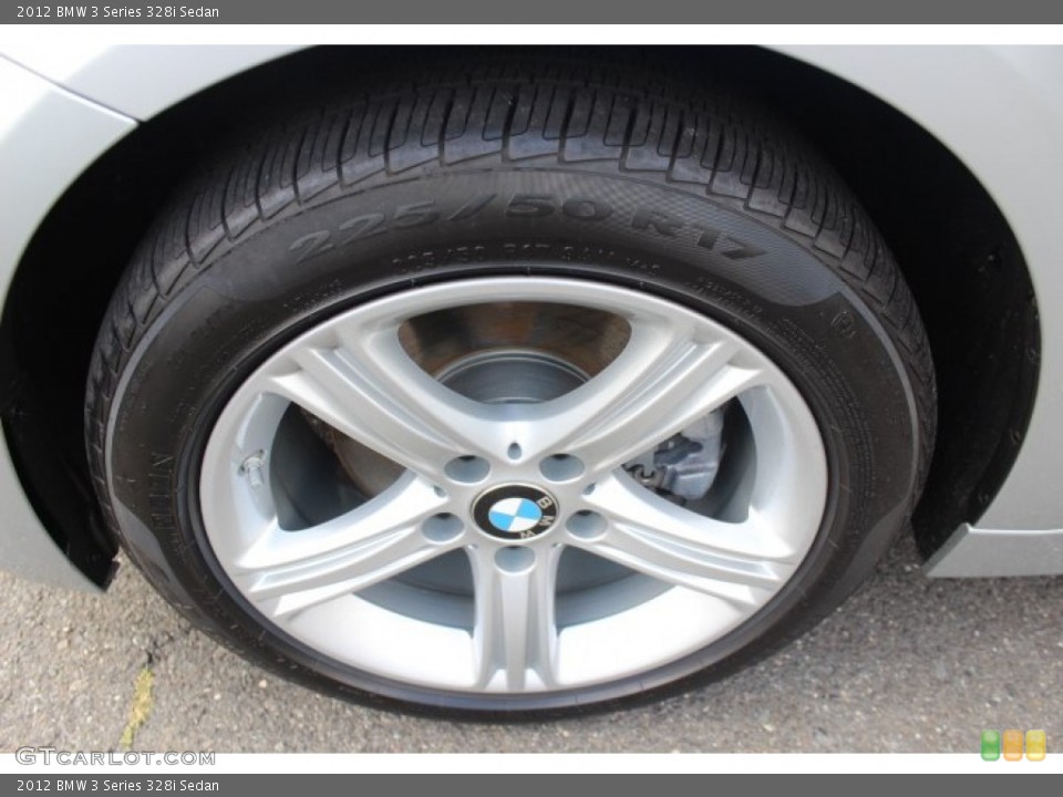 2012 BMW 3 Series 328i Sedan Wheel and Tire Photo #71402376