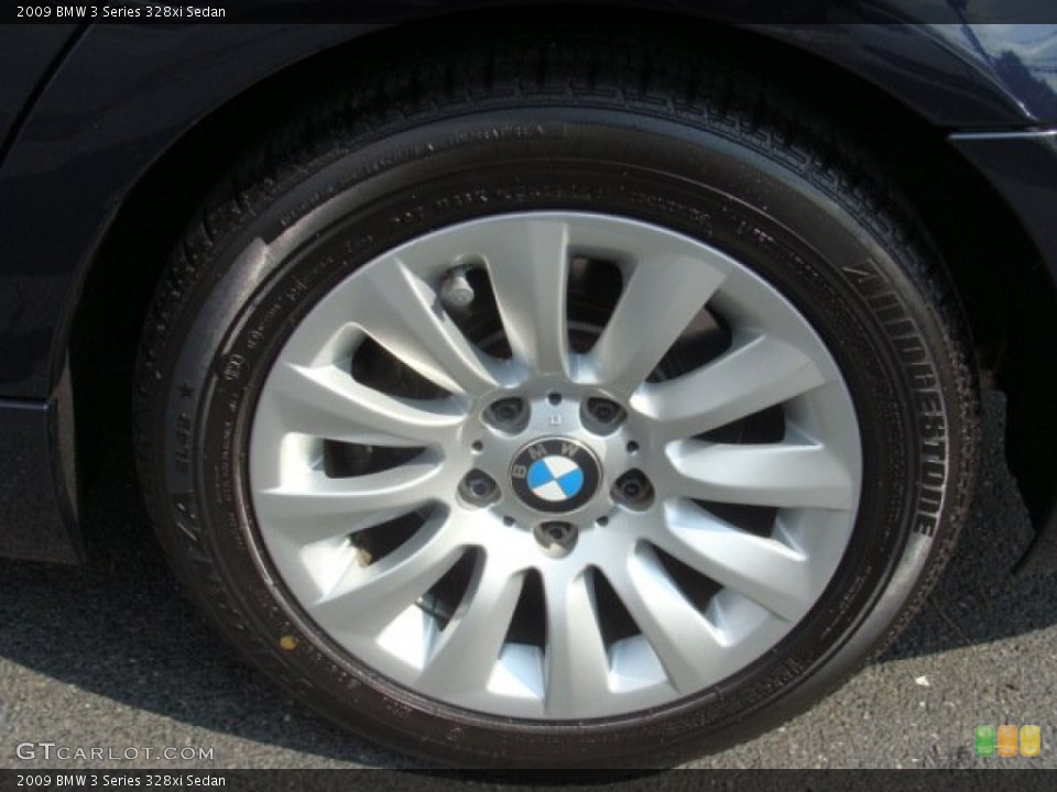 2009 BMW 3 Series 328xi Sedan Wheel and Tire Photo #71405074