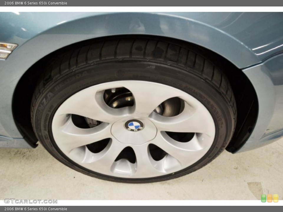 2006 BMW 6 Series 650i Convertible Wheel and Tire Photo #71409415