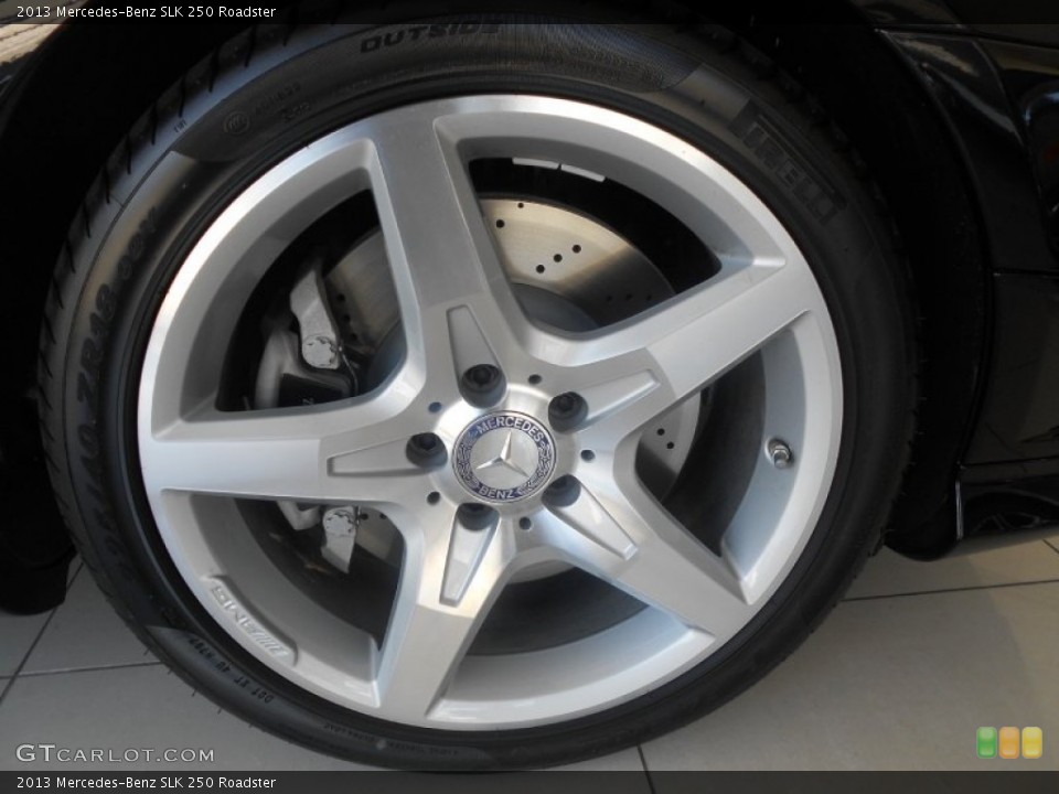 2013 Mercedes-Benz SLK 250 Roadster Wheel and Tire Photo #71413306