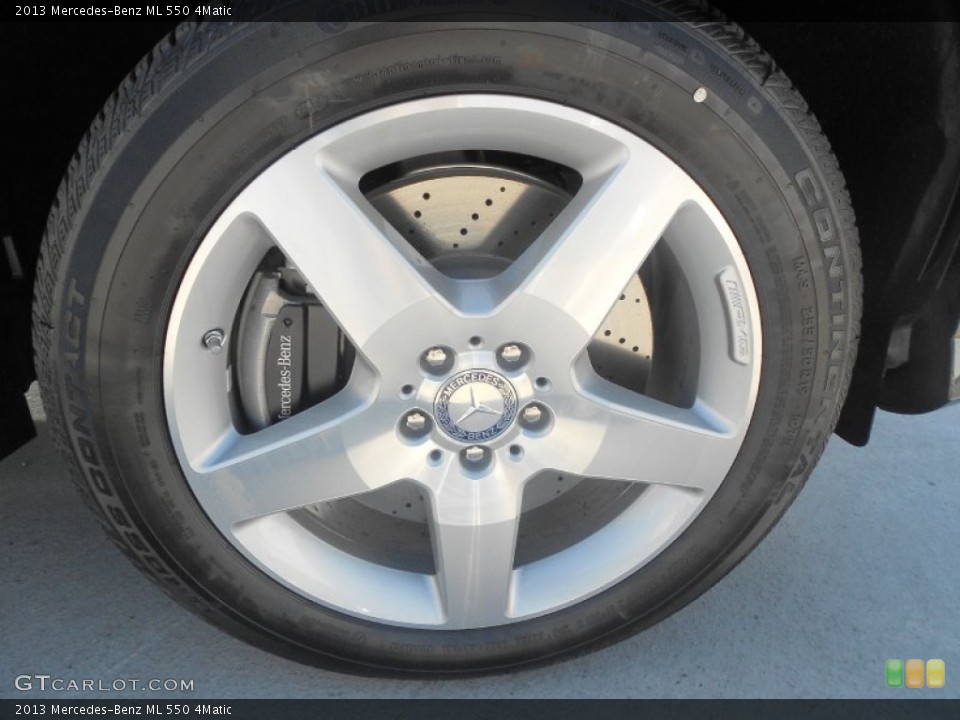 2013 Mercedes-Benz ML 550 4Matic Wheel and Tire Photo #71413675