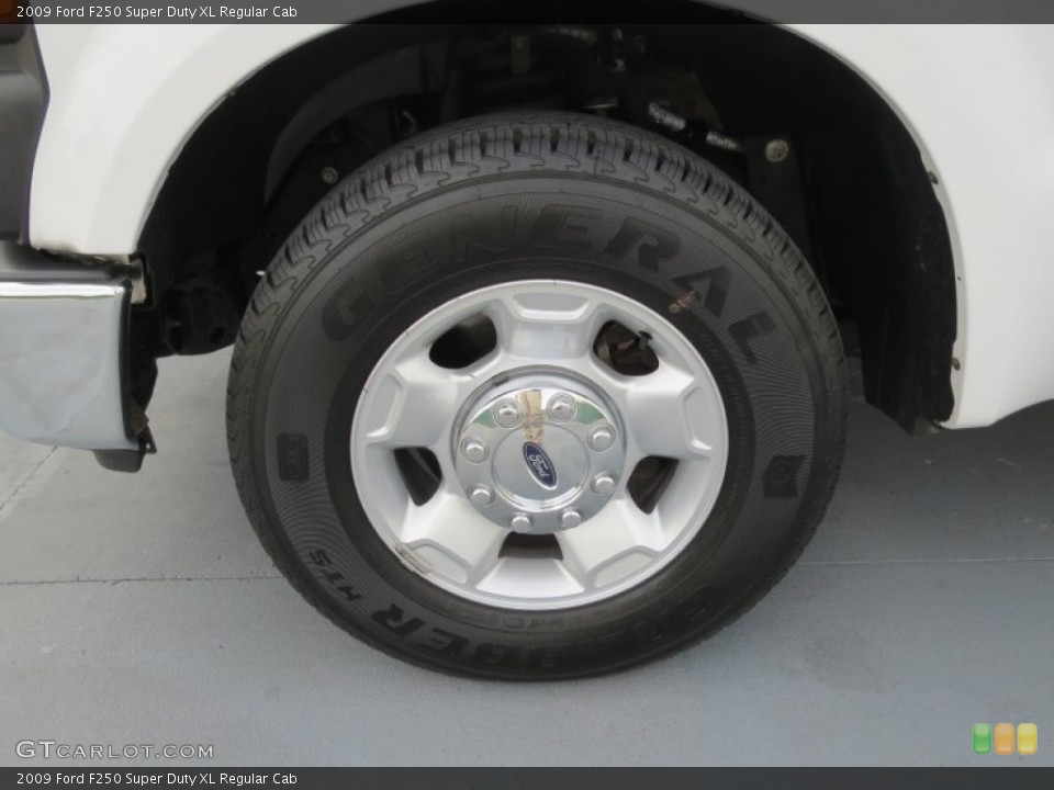 2009 Ford F250 Super Duty XL Regular Cab Wheel and Tire Photo #71413873