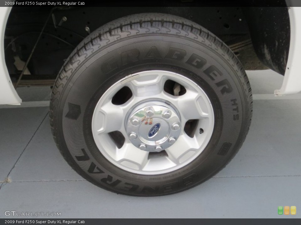 2009 Ford F250 Super Duty XL Regular Cab Wheel and Tire Photo #71413887