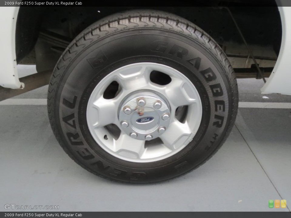 2009 Ford F250 Super Duty XL Regular Cab Wheel and Tire Photo #71413894