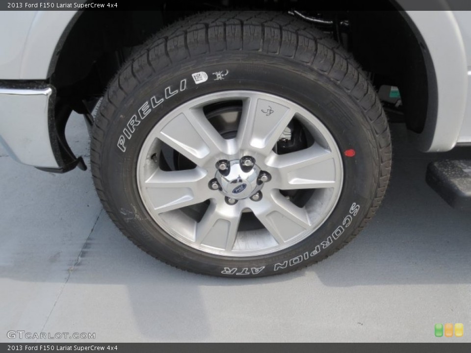 2013 Ford F150 Lariat SuperCrew 4x4 Wheel and Tire Photo #71414296