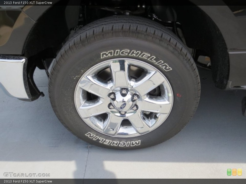 2013 Ford F150 XLT SuperCrew Wheel and Tire Photo #71414626