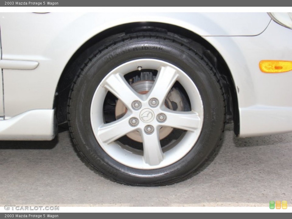 2003 Mazda Protege 5 Wagon Wheel and Tire Photo #71414683