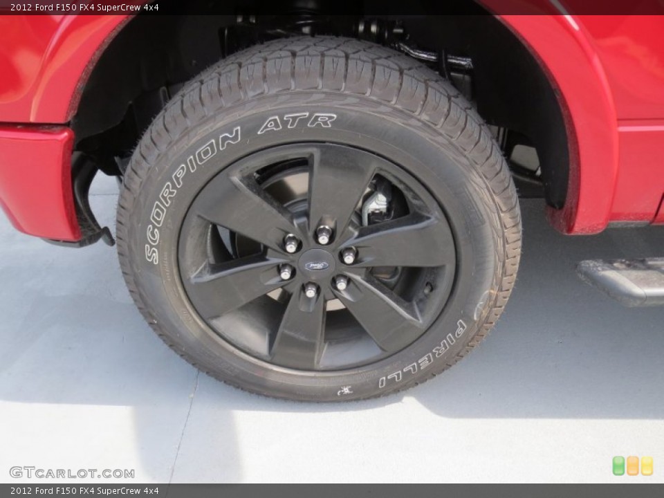 2012 Ford F150 FX4 SuperCrew 4x4 Wheel and Tire Photo #71415469