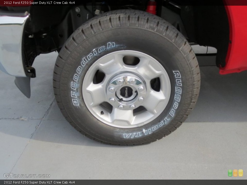 2012 Ford F250 Super Duty XLT Crew Cab 4x4 Wheel and Tire Photo #71416927