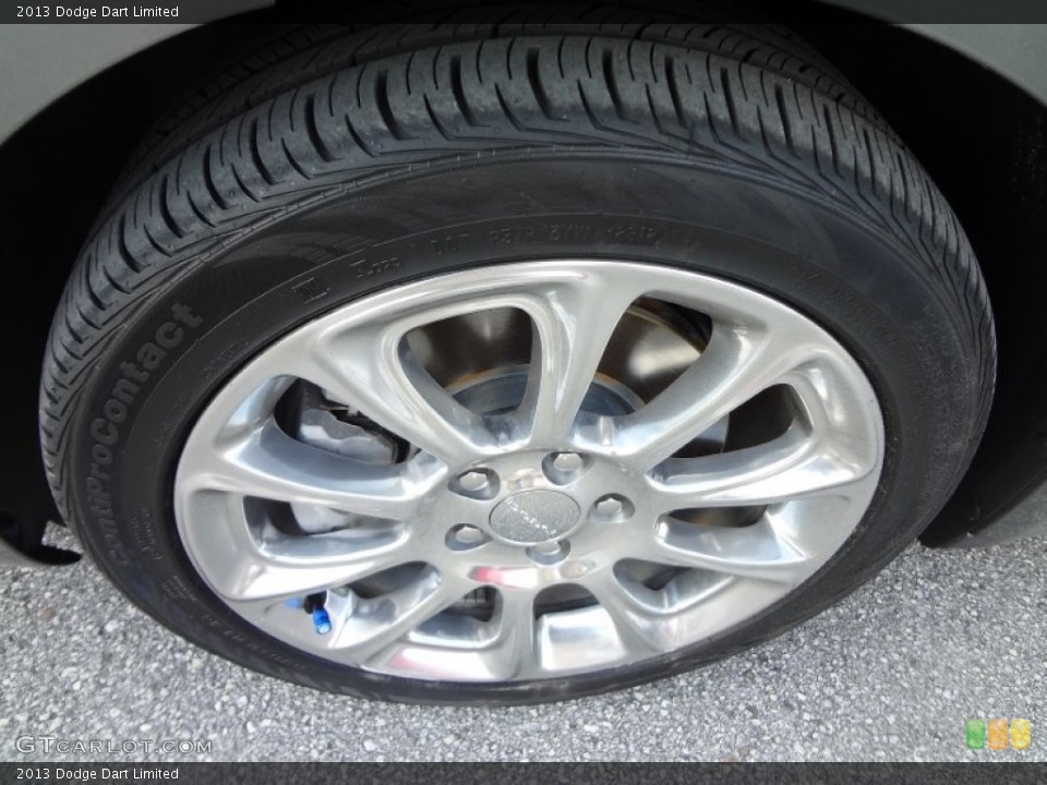 2013 Dodge Dart Limited Wheel and Tire Photo #71422378