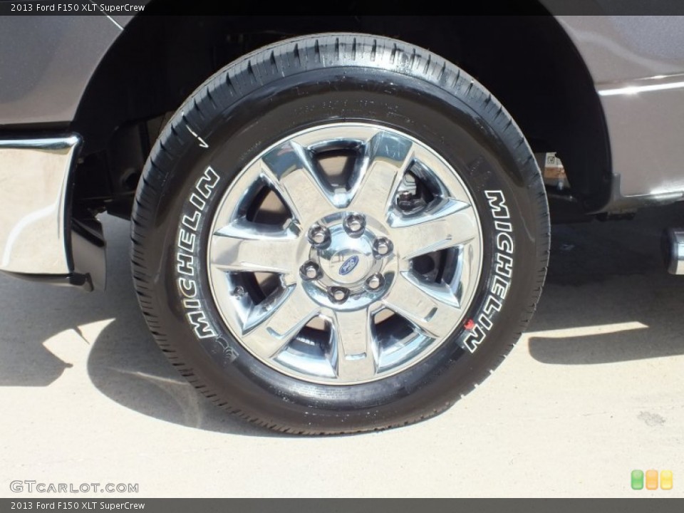 2013 Ford F150 XLT SuperCrew Wheel and Tire Photo #71442234