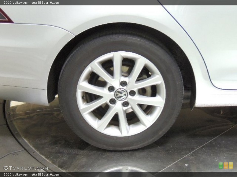 2010 Volkswagen Jetta SE SportWagen Wheel and Tire Photo #71443439