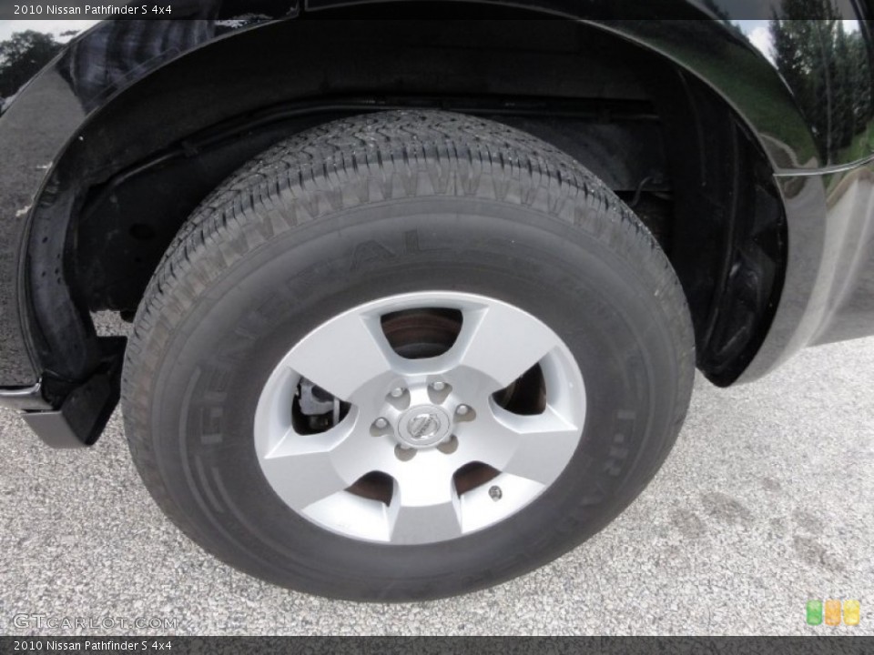 2010 Nissan Pathfinder S 4x4 Wheel and Tire Photo #71444987