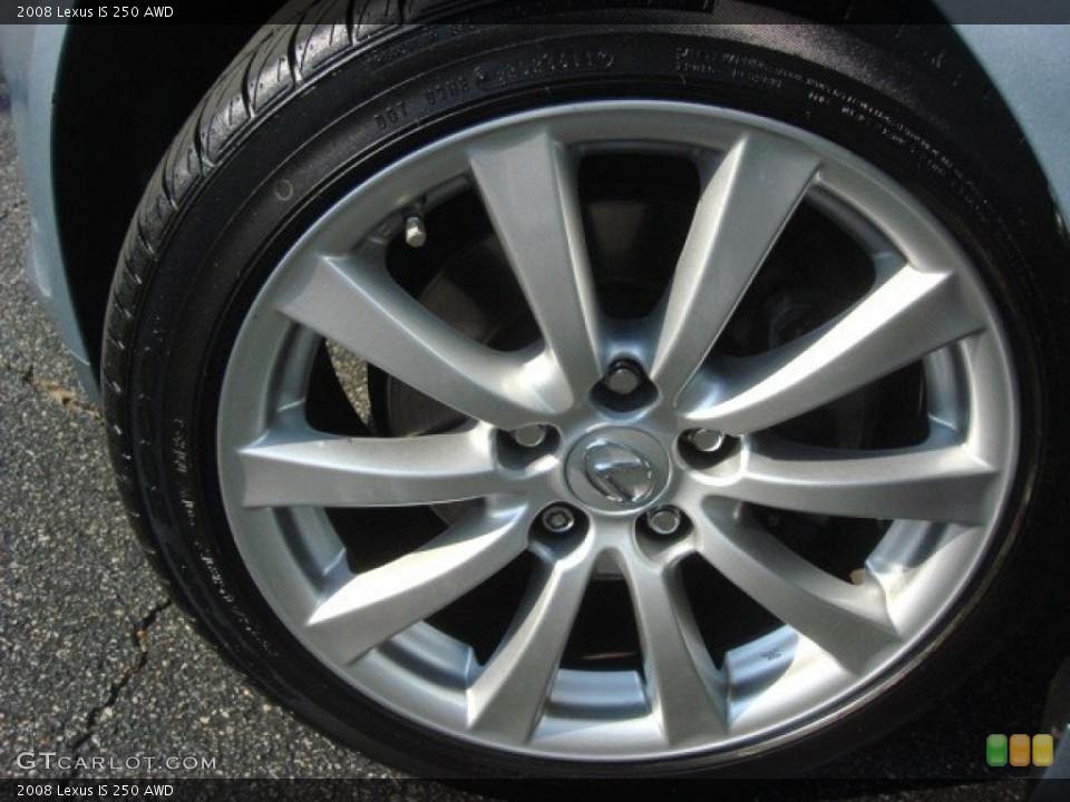2008 Lexus IS 250 AWD Wheel and Tire Photo #71450549