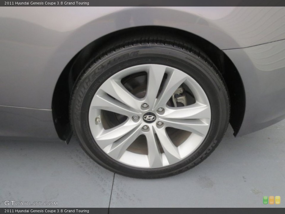 2011 Hyundai Genesis Coupe 3.8 Grand Touring Wheel and Tire Photo #71461847