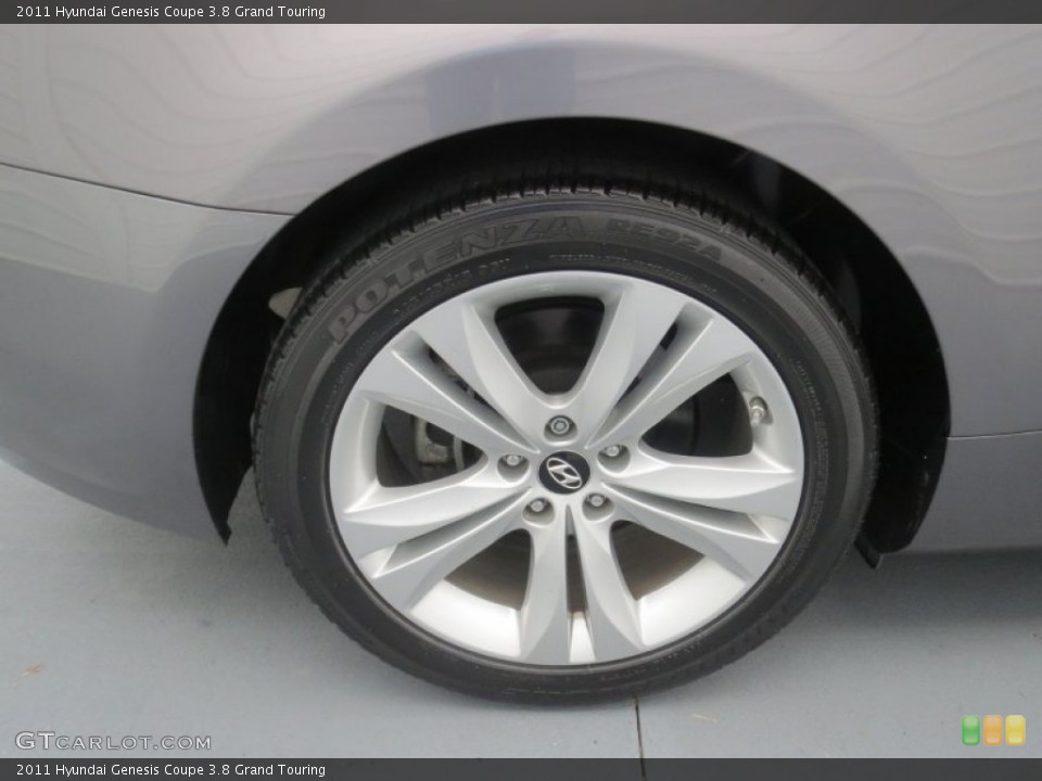 2011 Hyundai Genesis Coupe 3.8 Grand Touring Wheel and Tire Photo #71461856