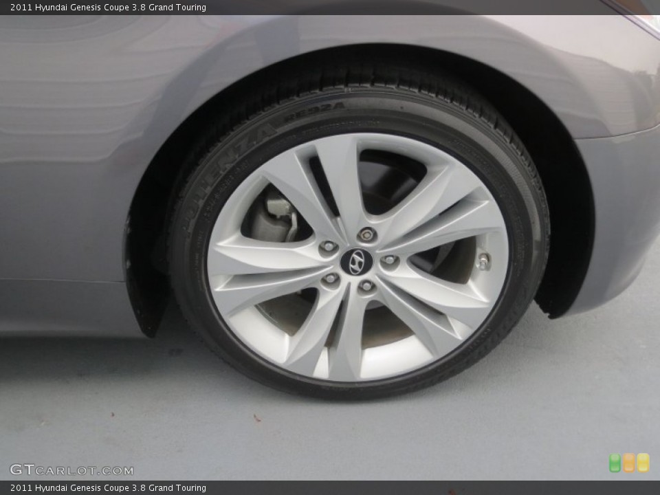 2011 Hyundai Genesis Coupe 3.8 Grand Touring Wheel and Tire Photo #71461868