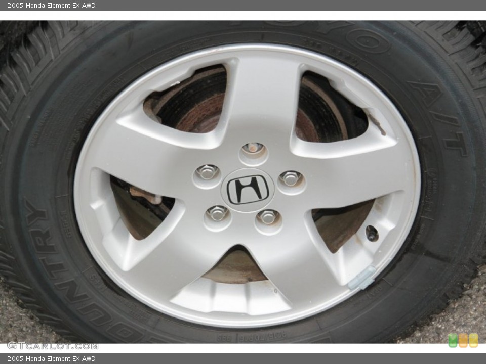 2005 Honda Element EX AWD Wheel and Tire Photo #71477126