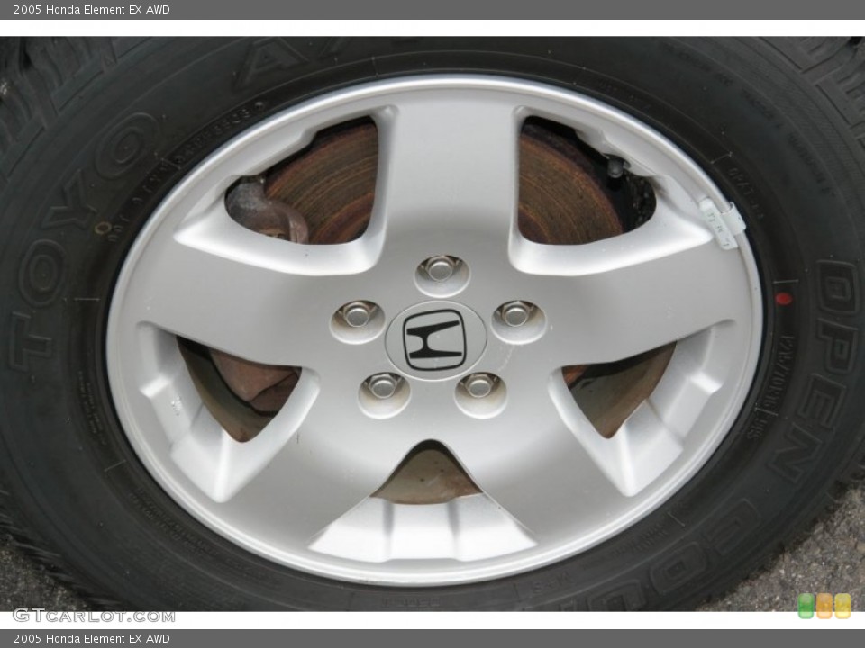 2005 Honda Element EX AWD Wheel and Tire Photo #71477141