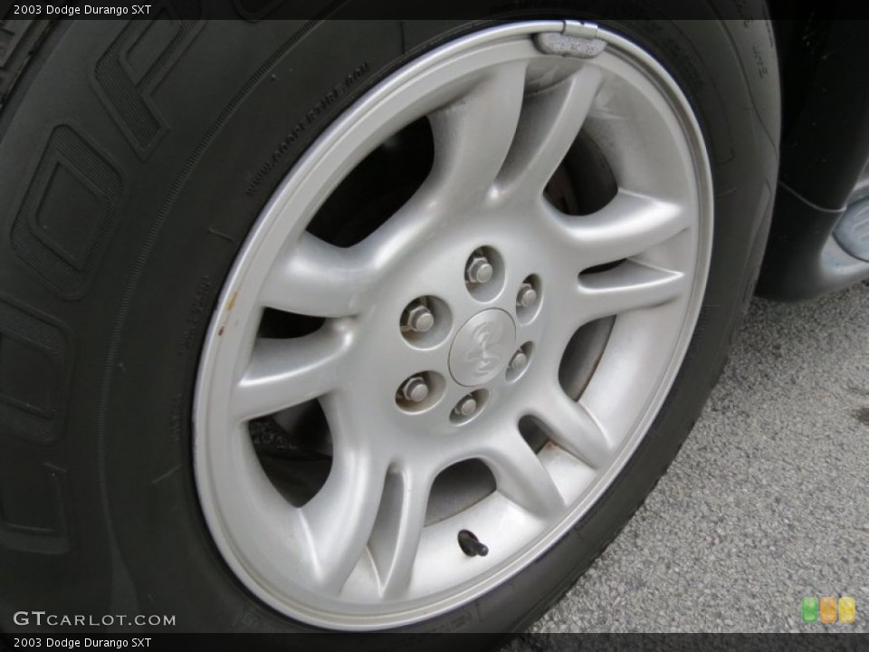 2003 Dodge Durango SXT Wheel and Tire Photo #71480966