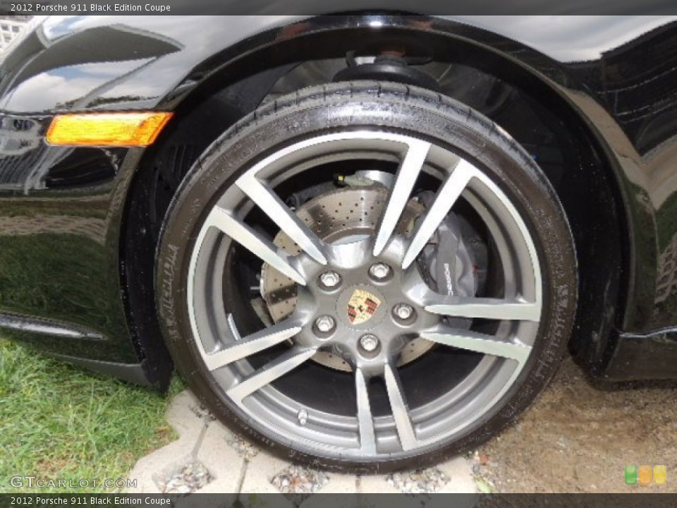 2012 Porsche 911 Black Edition Coupe Wheel and Tire Photo #71481845