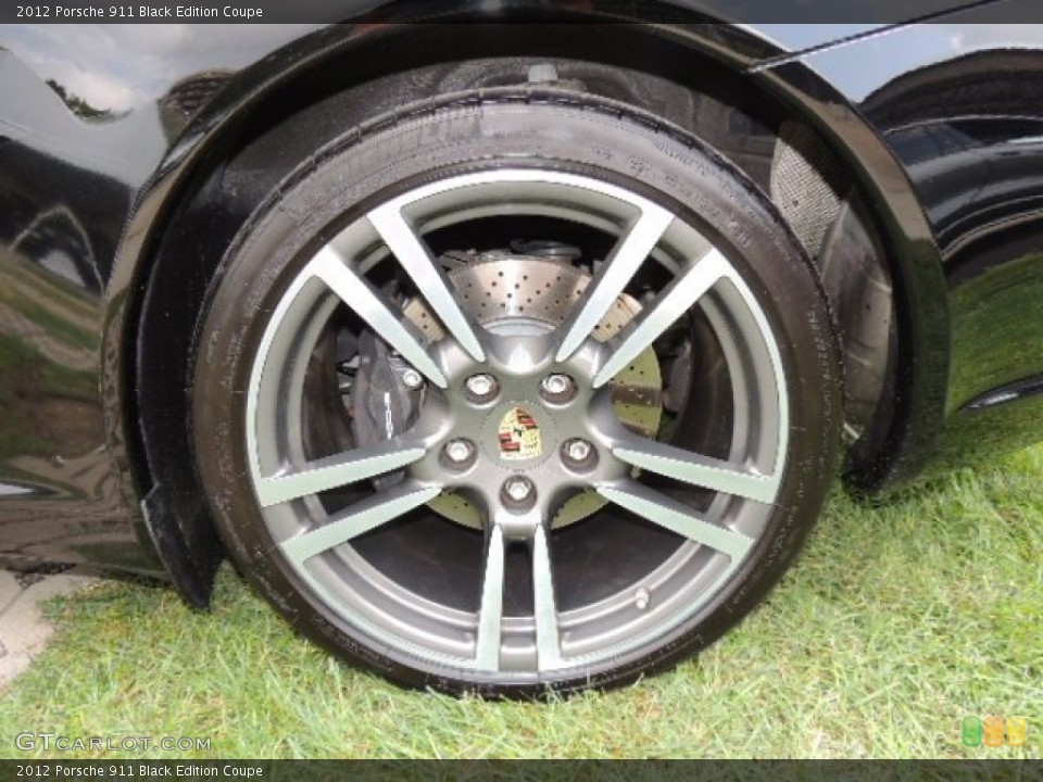 2012 Porsche 911 Black Edition Coupe Wheel and Tire Photo #71481860