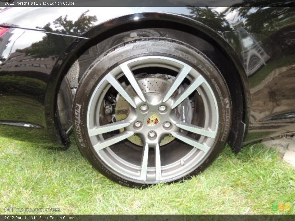 2012 Porsche 911 Black Edition Coupe Wheel and Tire Photo #71482013