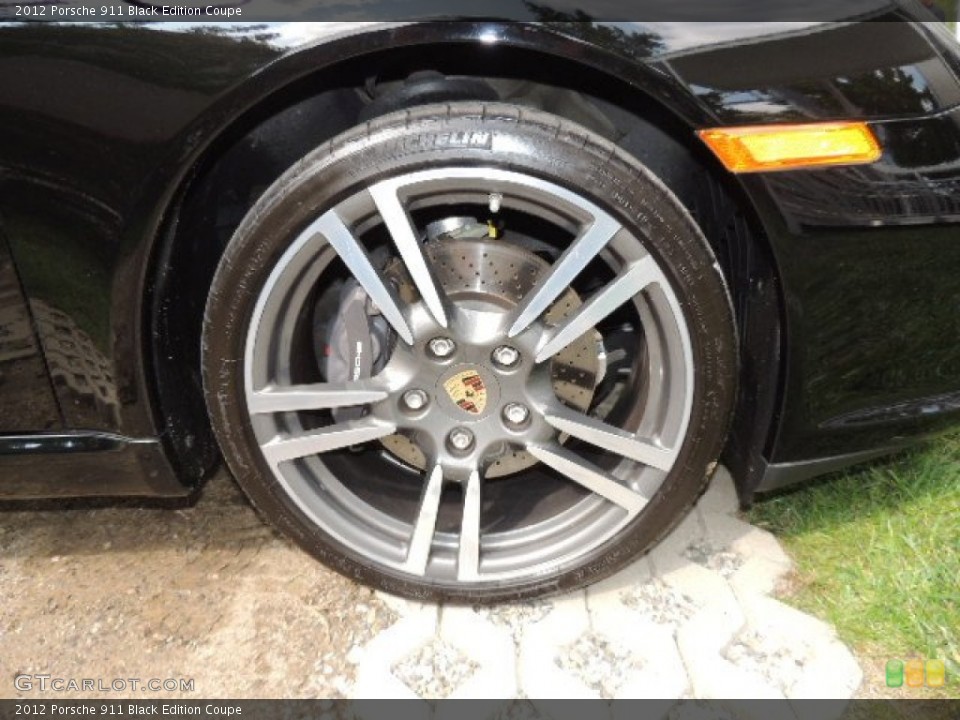 2012 Porsche 911 Black Edition Coupe Wheel and Tire Photo #71482053