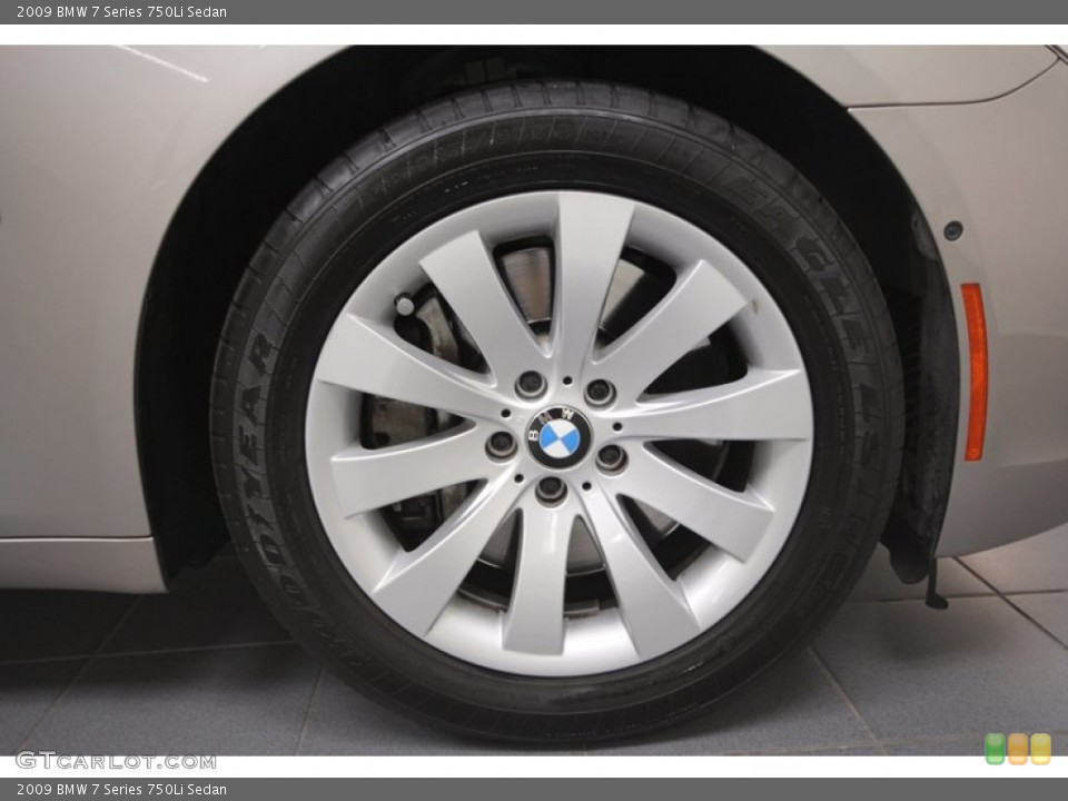 2009 BMW 7 Series 750Li Sedan Wheel and Tire Photo #71492304