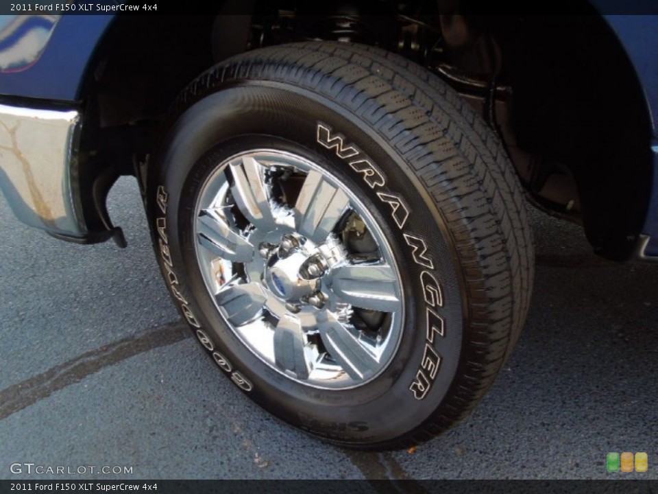 2011 Ford F150 XLT SuperCrew 4x4 Wheel and Tire Photo #71496682